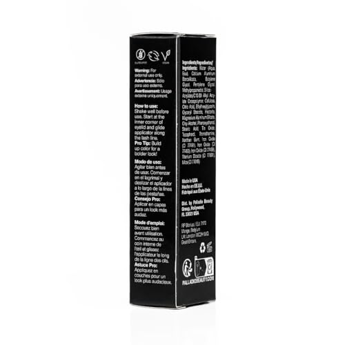Palladio Liquid Eyeliner, Black Shimmer, Highly Pigmented, Waterproof, Smear-Proof, Includes Easy G Wand Applicator - color: Black Shimmer