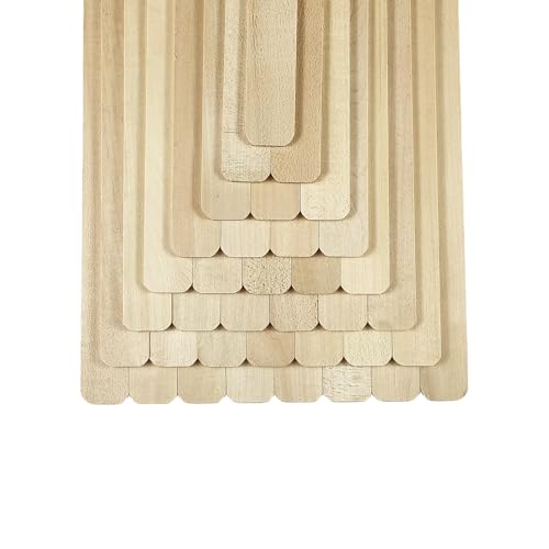 Kang&Chang 14 Inch Natural Wood Paint Stir Sticks, 40 Pack