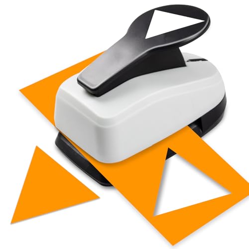 Triangle Hole Punch 1.97 inch Triangle Shaped Punch for Crafts Scrapbooking - style: Triangle