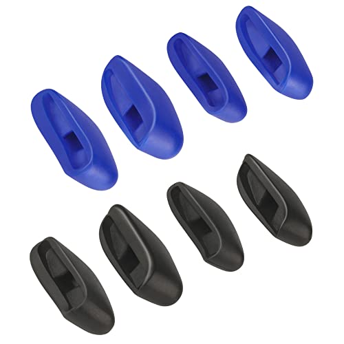 BLAZERBUCK Replacement Nose Pads Nose Piece for Oakley Half Jacket 2.0 OO9144/Half Jacket 2.0 XL OO9154 Sunglass - color: Black + Blue