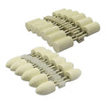 24 Pcs 1/8 Inch Shank Wool Felt Polishing Bit
