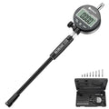 Neoteck Digital Dial Bore Gauge, 0.7-1.5" Internal Cylinder Measuring Tool - color: Black, size: 0.7-1.5 inch