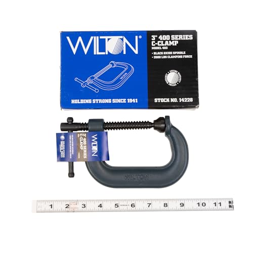 Wilton C-Clamp, 3" Opening, 2-7/16" Throat, 3500 Lbs. Clamping Force (Model 403) - size: 3 in., style: Pack of 1