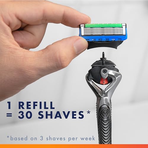 Gillette Fusion5 ProGlide Razor for Men, 12 Blade Refills with Precision Trimmer - size: 12 Count (Pack of 1)