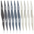 Honoson 20 Pcs Sanding Sticks Model, Low and High Grits, Double Angle Shape - style: Double Angle Shape
