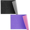 2pcs 35" x 23" Large Self Healing PVC Cutting Mat, A1 - color: A1-Black or Gray and Pink or Purple