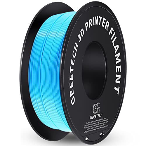 Geeetech PLA 3D Printer Filament 1.75mm, Water Blue - color: 1kg Pla Water Blue