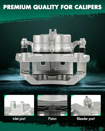 SCITOO Front Left & Right Brake Calipers With Bracket 19B2870B 19B2871B - size: Front[19B2870B & 19B2871B]