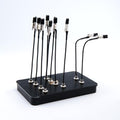VM Model Painting Metal Magnetic Stand Base + 12PCS Magnetic Bendable Alligator Clip Sticks Set Modeling Tools for Hobby Model Parts Assembly, Airbrush Spraying, DIY Card Making