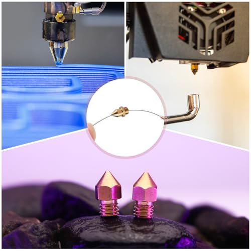 MECCANIXITY 20Pcs 3D Printer Nozzle Cleaning Kit Precision 0.6mm Stainless Steel Cleaner Needles for 3D Printer Clog Removal, Maintenance - size: 0.6mm