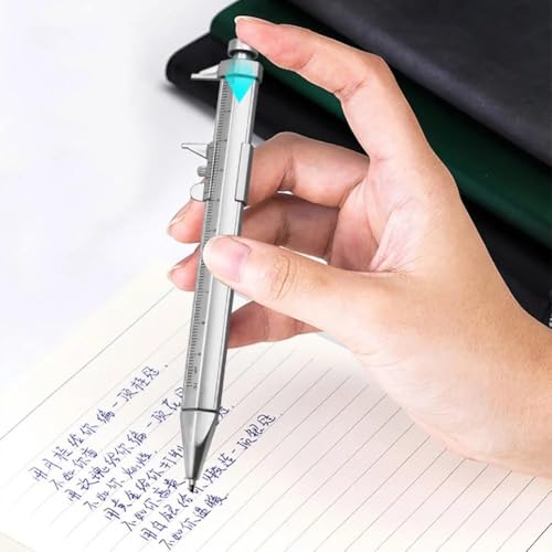 2Pcs Gel Pen Vernier Caliper, 10cm Metric Shock-Proof Measuring Tool, Multifunctional Caliper Vernier Caliper
