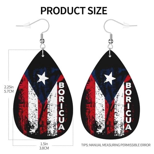 Faux Leather Teardrop Earrings - color: Silver