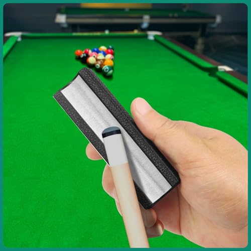Vefungyan Billiards Pool Cue Tips Shaper: 2pcs Multifunctional Pool Stick Rapid Repair Tool and Polish Sandpaper Accessories