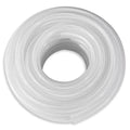 DAVCO 1/4" ID × 100 ft High Pressure Braided Clear Hose Vinyl Tubing - size: 1/4"ID, style: 100 Feet