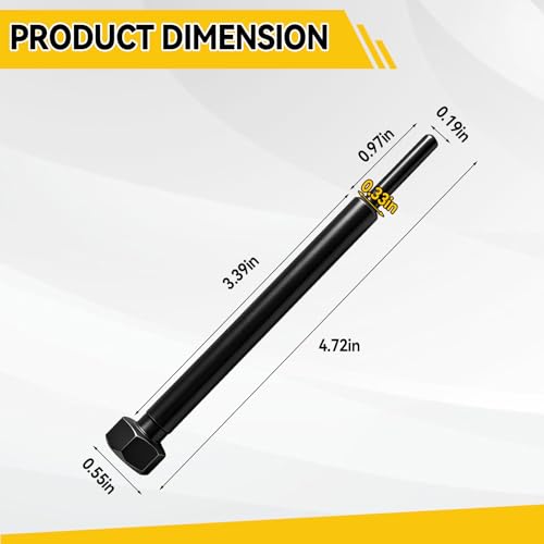 7223 Glow Plug Bore Reamer Tool Compatible with Duramax 6.6L 3.0L 2.8L Engines, l5p Glow Plug Reaming Tool for Carbon Buildup Removal Cleaning, GM-52074 EN-52074 OTC-7223