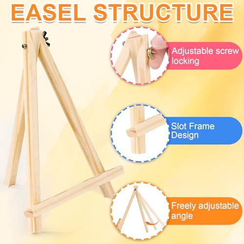 ESRICH 36 PCS 9 Inch Easel for Painting, Easel Stand for Painting Canvas - style: 36