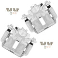 cciyu Rear Left & Right Disc Brake Calipers with Bracket 19B2929 19B2928 - size: Rear[19B2929+19B2928]