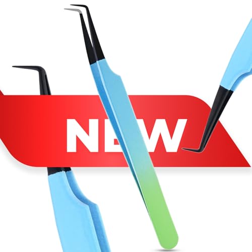 90 Degree Boot Lash Tweezers for Volume Fans - color: Cectweezer-05