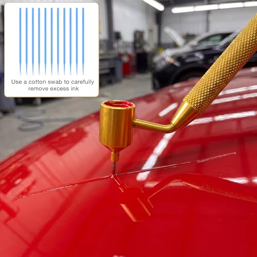 Gersoniel 202 Pack Touch Paint Brushes 0.5 mm Detail Touch Kit for Car
