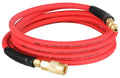 Keepro Hybrid Air Hose, Flexible 1/4 Inch ID By 10 Feet Long Lead-in Short Air Compressor Hose with Swivel Solid Brass 1/4" Industrial Quick Coupler and Plug, 300 PSI Maximum Pressure, Red - size: 10 FT