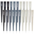 Honoson 20 Pcs Sanding Sticks Model, Low and High Grits, Groovy Style - style: Groovy Style