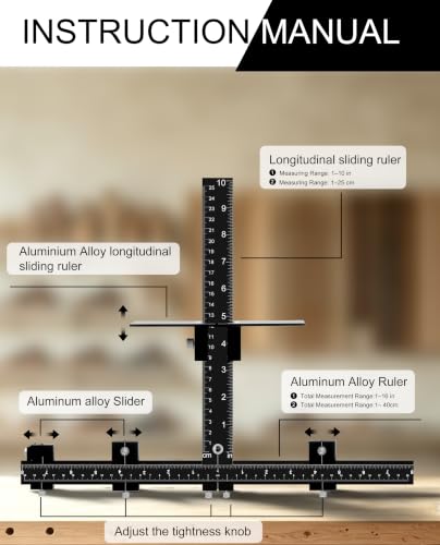 Aluminum Cabinet Hardware Jig Cabinet Handle Template for Knob Door Drawer - color: Black