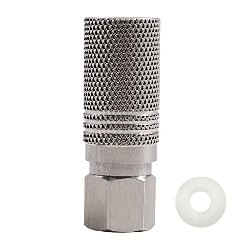 Paintball PCP 1/8 NPT Female Thread Stainless Steel Coupler HPA CO2 Air Tank Refill Connector Quick Disconnect Quick Release Adapter Fitting