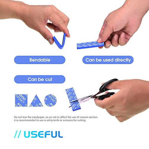 Soft Material Sanding Sponge Set Sandpaper Making Tool Kit Accessories for Dspiae Gundam GK Military Model - size: SS-S02