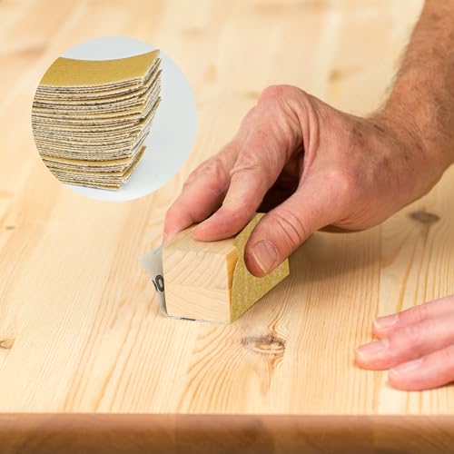 50Pcs 3.62x1.18 inch Micro Sander Paper, Mini Sanding Sheets Strips, for Wood, Metal, Crafts, Tight Spaces, Small Project Polishing (320 Grit) - size: 320 Grit