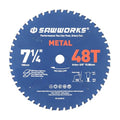 SawWorks 7-1/4 Inch 48T TCG Circular Saw Blade for Metal Cutting - size: 7-1/4" 48T Metal