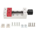 2inch Mini Drill Press Bench Vice Clamp Aluminum Flat Clamp Opening Parallel Table Bench Vise Press Machine Vise DIY Carving Bed Fixing Tool