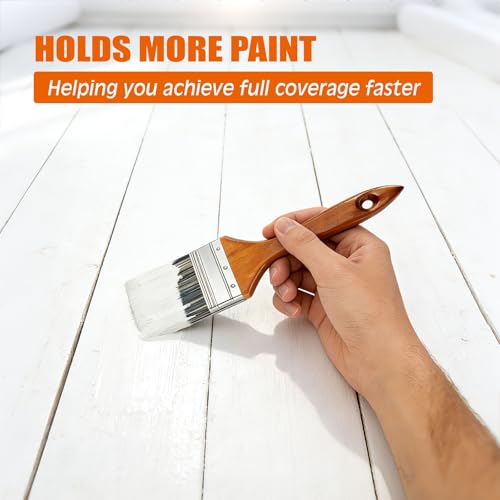 Great Andrew Paint Brush 3-inch, Wood Handle - size: 1 PC, 3 Inch