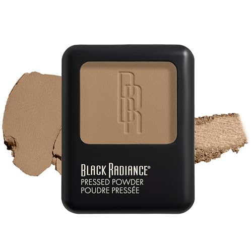 Black Radiance Pressed Powder, Pigment-Rich Matte Finish for Light Skin Tones, Oil-Absorbing Compact with Mirror & Sponge - French Toast - color: French Toast, size: 0.16 Ounce (Pack of 1)