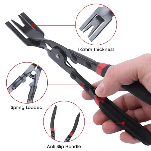Panel Clip Pliers - Car Door Panel Upholstery Trim Clip Removal Pliers