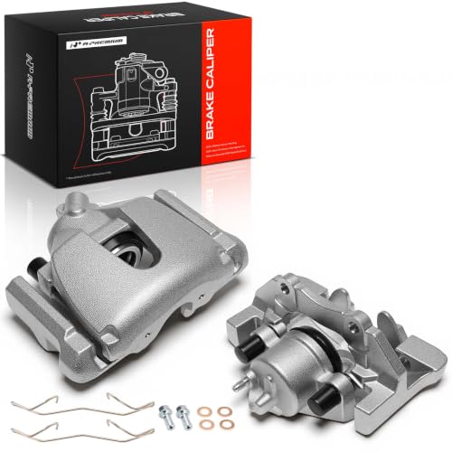 A-Premium Front Left and Right Side Disc Brake Caliper with Bracket - style: Front Driver and Passenger Side