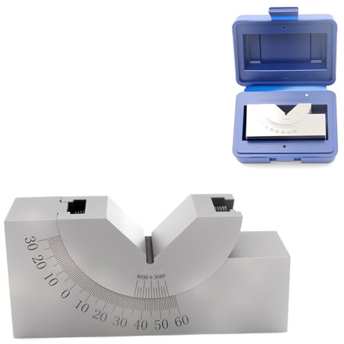 AP25 Adjustable Micro Angle Gauge High Precision Angle V Block 0-60° for Milling Lathe Machinist Tools