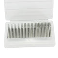 30 Pcs 1mm/2mm/3mm Needle Shape Diamond Bur Bead Reamer, 1/8'' Shank - color: Needle shape burr(1mm.2mm.3mm)