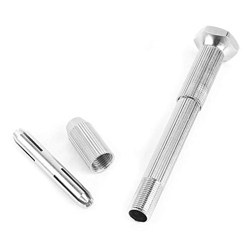 Precision Pin Vise Hand Drill with 10Pcs HSS Drill Bits Set 0.5-2mm Mini Hand Drill Tool Kit for Jewelry Making Model Building Craft Projects
