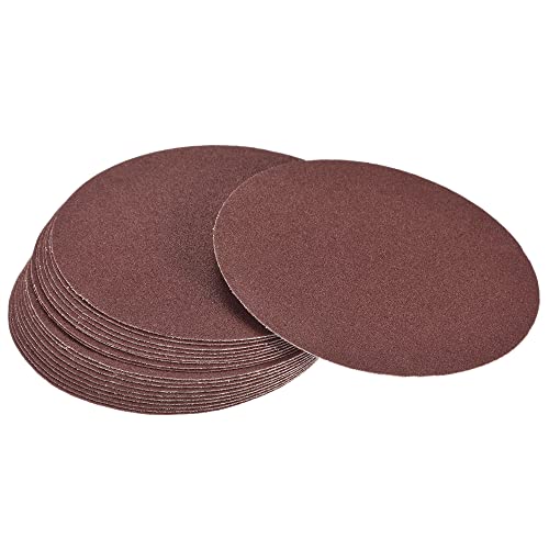 uxcell 5-Inch PSA Sanding Disc Aluminum Oxide Adhesive Back Sandpaper 100 Grit 30 Pcs - style: 100 Grit