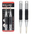 WHLLING 2-Piece Automatic Center Punch, 6 Inch Hardened Steel Spring Punch - size: 6 Inch