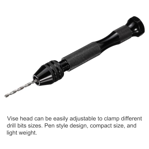 Generic 49pcs Pin Vise Drill Bit Set, 0.5mm-3.0mm Micro Mini Twist Drill Bits Set 48pcs, Precision Pin Vise Rotary Hand Tools, for Metal Wood Plastic Model DIY Making