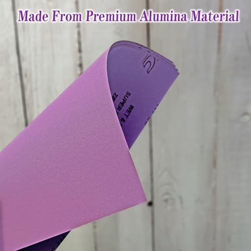 320 Grit Wet Dry Sandpaper, 10pcs 9 x 11 Inch Sanding Sheets - style: Grit 320