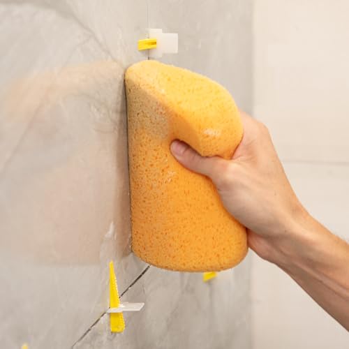 QEP 70005Q-6D 7.5 Inch x 5.5 Inch x 1.875 Inch Grouting, Cleaning and Washing Sponge, X-Large, 6-Pack
