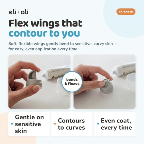 Eli & Ali Tush Swiper - Diaper Cream Applicator Fits Most Creams, Grey 2pk - color: Grey, size: 1 Count (Pack of 2)