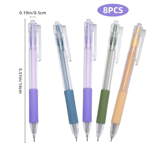 8Pcs Retractable Craft Knife Pen Set,Art Craft Cutting Tools Kit,Paper Cutter for DIY Projects Art Scrapbooking Detail Hobby Blade for Stickers(4 colors)