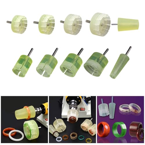 Versatile Jewelry Repair Tool Polishing Stick for Rings and Buffing Silicone Mandrel Inner Outside Holder