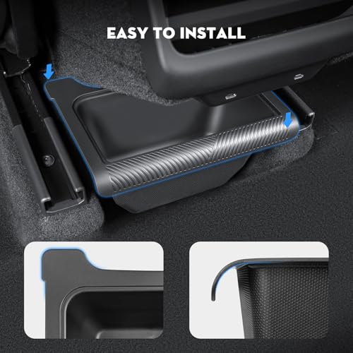 Backseat Trash Can Organizer for 2026 New Tesla Model Y - size: for 2025-2026 Model Y Juniper(Backseat Trash Can)
