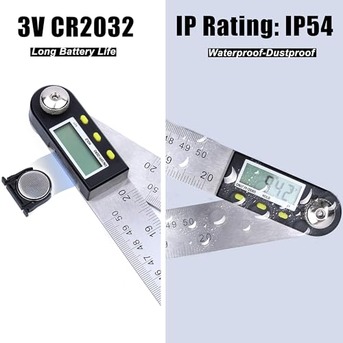 Yangoutool Digital Angle Ruler 20inches/500mm - size: 500mm/20-Inch