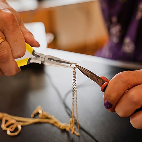 BOOSDEN 5 Inch Small Needle Nose Pliers Set, 5 Pack Jewelry Pliers - size: 5''-5 pack