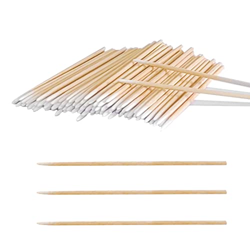 1300pcs Microblading Cotton Swab,4in Pointed Tips,Cotton Tipped Applicator - size: 1300pcs